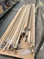 Tube carré en aluminium, revêtement en zinc, durable, ignifuge, pour plafond, décoration murale extérieure/intérieure dans les hôtels, les hôpitaux, les gymnases