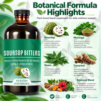 Complément Liquide Herbal Amertume de Corossol à Marque Blanche OEM pour le Bien-être Digestif – Formule Végétale