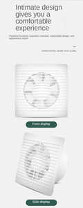 Ventilador de Baño de 4/6/8 Pulgadas, Extractor de Aire, Ventilador de Pared para Cocina - Product Image 4