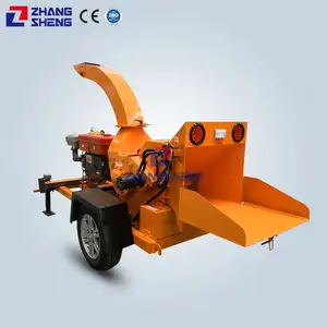 High quality wood cutting working machine chipper with pto powerful gasoline engine 15hp for your best choice