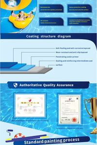 Peinture marine de revêtement liquide imperméable de polyuréthane pour les piscines concrètes de parcs aquatiques pour l'usine de vernis de bateau directe - Product Image 6