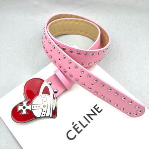 Millennium Spice Girls Y2K Vintage Gouttes En <span class=keywords><strong>Cuir</strong></span> Pu <span class=keywords><strong>Rouge</strong></span> Saturne Amour Alliage <span class=keywords><strong>Ceinture</strong></span> Décorative Femmes Design De Mode All-Match - Product Image 6