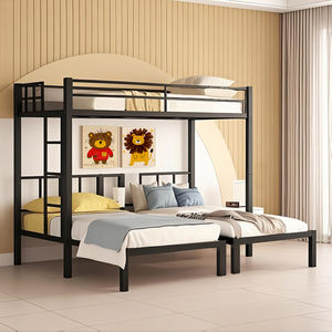 Prix d'usine Meubles de chambre à coucher modernes <span class=keywords><strong>Lit</strong></span> <span class=keywords><strong>superposé</strong></span> à <span class=keywords><strong>3</strong></span> couches <span class=keywords><strong>Lit</strong></span> pour cadre de <span class=keywords><strong>lit</strong></span> triple en <span class=keywords><strong>métal</strong></span> - Product Image 6
