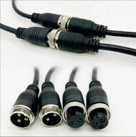Câble d'extension vidéo GX20 Aviation Plug Line 2-12 cœurs, double connecteur mâle-femelle pour ordinateur, conducteurs en cuivre pur, PVC