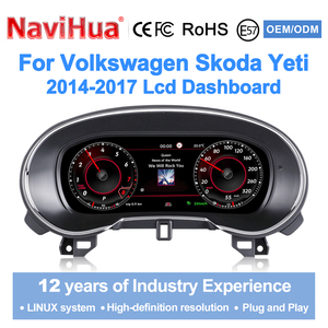 Navihua - Nuevo Panel de Instrumentos LCD Actualizado para Automóvil, Clúster Digital, Sistema Linux, Carplay, Cabina Virtual para Skoda Yeti 2014-2017 - Product Image 1