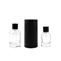 Flacons de parfum en verre de 30 ml, 50 ml, 100 ml, vente en gros, design avec couvercles, flacon de parfum de luxe, en stock avec boîte