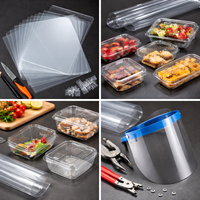 Rouleau de film PET rigide transparent pour le thermoformage de barquettes d'emballage alimentaire