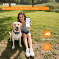 IP67 Sicherer und Umweltfreundlicher Elektronischer Hundezaun mit Smart-App, GPS und Multifunktionalem Drahtlosem Hundetrainer
