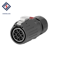 Connecteur d'alimentation circulaire étanche mâle-femelle LP32 IP68 600V/300V 45A à 120A, fiche aviation 2-5 broches