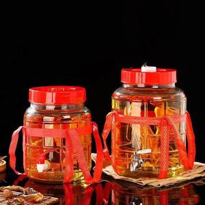 6L 8L 10L 13L 16L 20L 25L 30L vacío Frasco <span class=keywords><strong>de</strong></span> fermentación <span class=keywords><strong>de</strong></span> vidrio grande <span class=keywords><strong>de</strong></span> boca ancha Frasco <span class=keywords><strong>de</strong></span> encurtidos <span class=keywords><strong>de</strong></span> fermentación <span class=keywords><strong>de</strong></span> vidrio con tapa roja - Product Image 2