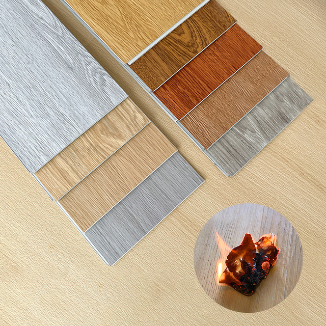 SPC Click Flooring PVC Waterproof Wood Grain Rigid Core Luxury Vinyl LVP Modern Hotel Use Easy Install IXPE Back Parquet Indoor