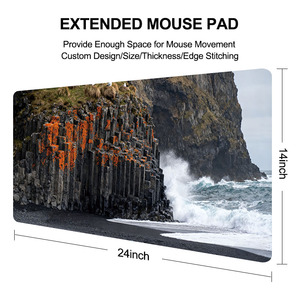 Tappetino <span class=keywords><strong>per</strong></span> <span class=keywords><strong>Mouse</strong></span> Grande, Accessori da Gaming, Tappetino da Scrivania <span class=keywords><strong>per</strong></span> Gamer, Tappetini da Ufficio, <span class=keywords><strong>Tappeto</strong></span> con Scenari <span class=keywords><strong>per</strong></span> Tastiera e <span class=keywords><strong>Mouse</strong></span>, <span class=keywords><strong>per</strong></span> Promozioni e Ufficio - Product Image 2