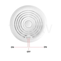 TYTXRV Accessoires pour camping-cars DC12V Ventilateur d'évacuation d'air rond à tête de champignon à vent puissant pour les maisons, les remorques, les voyages en caravane