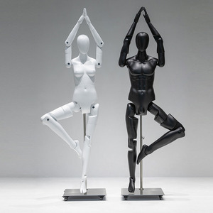 Hm03 nữ nam <span class=keywords><strong>Robot</strong></span> manikin khớp di chuyển có thể điều chỉnh con người mannequin - Product Image 4