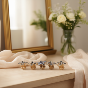 Fermaglio per capelli con stampa leopardata e fiore di frangipani da 8 cm, accessorio per donna - Product Image 3