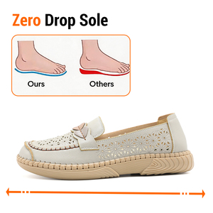 Mocassins Gommino Confortables pour Femmes – Chaussures Plates à Bout <span class=keywords><strong>Large</strong></span>, Tendance, Antidérapantes, Résistantes à l'Usure, Décontractées, en Peluche - Product Image 3