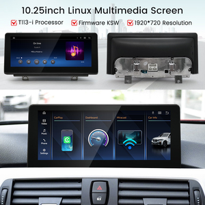 HFmidia 2026 ระบบลินุกซ์ใหม่ 10.25 นิ้ว หน้าจอบาง สำหรับ BMW ซีรีส์ 3 4 รุ่น M3 M4 F30 F36 เครื่องเล่นวิดีโอในรถยนต์แบบไร้สาย CarPlay - Product Image 5