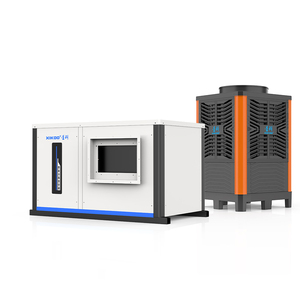 เครื่องปรับอากาศแบบใช้น้ำหล่อเย็น R410A เป็นมิตรกับสิ่งแวดล้อม ประหยัดพลังงาน สำหรับโรงงานเสื้อผ้า - Product Image 3