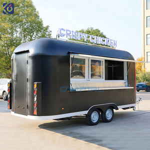 Remorque alimentaire CAMPTRL avec cuisine complète, chariot alimentaire mobile, acier inoxydable, hot-dog, café, crème glacée, boutique de vente, camion de nourriture, pizza - Product Image 2