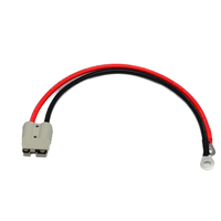    Connecteur SB50 50A vers borne à joint torique, faisceau de câblage de batterie en silicone 10AWG pour camping-car, chariot élévateur, stockage d'énergie solaire