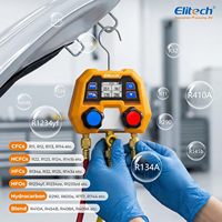 Manomètre numérique Elitech pour systèmes de climatisation et de réfrigération HVAC, réfrigérants R410A/R454B/R32/R134, pression et température