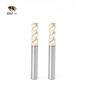 High Precision 16mm Carbide Milling Cutter OEM/ODM Customization 35 Helix Angle 4-Flute Tisin+X Coated Flat <strong>End</strong> <strong>Mill</strong> 50mm Length - Product Image 1