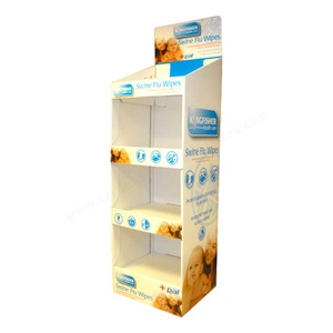 Exhibidores de Cartón Personalizados para <span class=keywords><strong>Piso</strong></span>, Exhibidores de Cartón Corrugado para Cosméticos de Supermercado, Exhibidores de Papel Independientes - Product Image 1