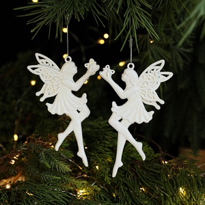 DAMAI Christmas White <b>Plastic</b> <b>Tree</b> Decoration fairy Leather Pine Owl Multiple Styles Ornaments for Holiday Christmas Home Decor - Product Image 5