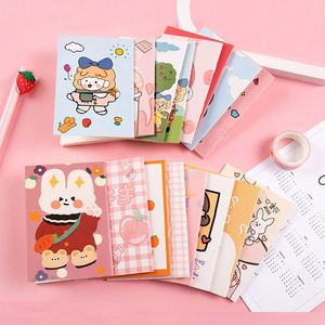 Carnet de notes de poche personnalisé A7, imprimé sur mesure, dessin animé mignon, en cuir PU, kawaii, mini carnet de poche avec stylo, bloc-notes, carnet de mémos - Product Image 3