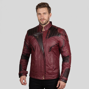 Luxury Men's Leather Motorcycle Jacket <b>Ultra</b>-Soft with Cashmere Lining Heated Neck Panel Eco-Friendly Leather Jacket - Product Image 2