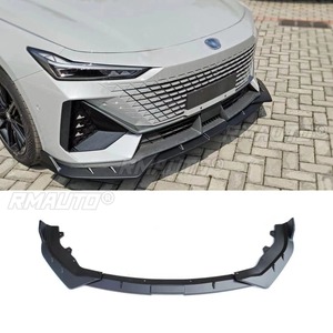 <b>Car</b> Front Bumper Lip <b>Diffuser</b> Spoiler Glossy Black Modification Part for Changan UNI-V 2022 Bumper Protector <b>Car</b> Accessories - Product Image 1