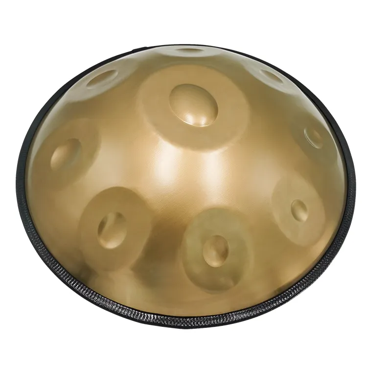 Tak Gold 9 Notes Stainless Steel Quenching Process Hand Pan 432Hz Handpan Drum H Ang Handpan Music Instrument