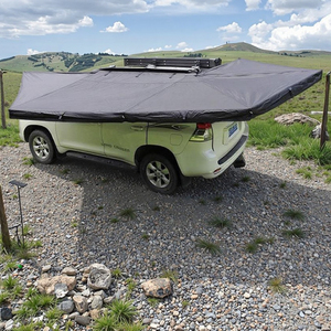 LLOYDBERG 360 Tente d'auvent de voiture à lumière LED imperméable au vent et résistant aux UV Canne en aluminium rétractable Access <span class=keywords><strong>Plus</strong></span> Car Cover - Product Image 1