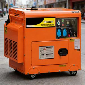 เครื่องกำเนิดไฟฟ้าดีเซลแบบเงียบ 5kva 8kva 10kva สตาร์ทอัตโนมัติ/รีโมท  ระบบกันเสียง  50Hz/60Hz ระบายความร้อนด้วยอากาศ  110/120/220/230/380/430V  พร้อมตัวเลือก ATS - Product Image 1