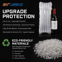 Sac d'emballage multifonctionnel écologique en tube d'air, sac gonflable à colonnes d'air pour l'emballage de bouteilles de vin