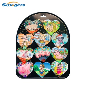 SGFCR511 Nam Châm Tủ Lạnh Bằng Gốm Hình Trái Tim - Product Image 1