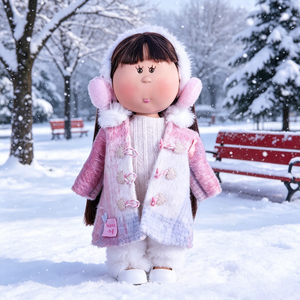Muñeca <span class=keywords><strong>de</strong></span> Patata <span class=keywords><strong>de</strong></span> 24 CM con Atuendos <span class=keywords><strong>de</strong></span> Temporada, Muñeca Kawaii para Vestir, Pelo Largo, Juguete Coleccionable <span class=keywords><strong>de</strong></span> Diseño, Regalo para Niñas, Decoración para el Hogar y Escritorio - Product Image 5
