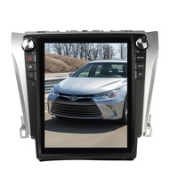 Radio de Coche Android Estilo Tesla de 12.1 Pulgadas con Reproductor de DVD y Multimedia para Toyota Camry 2012-2017, Carplay Inalámbrico, Navegación GPS