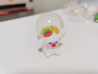 Mini crayon en PVC en forme d'animal 32mm Capsule jouets mignon en plastique dessin animé Anime Figure stylo capuchon pour vendre des jouets classiques