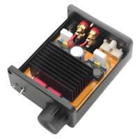 Service de fabrication CNC personnalisé, boîtier d'amplificateur en acier inoxydable/aluminium, anodisation pour boîte de haut-parleur Hi-Fi, carte d'amplificateur