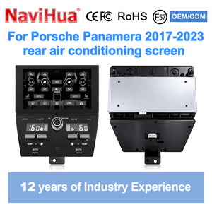 NaviHua Nouveau Produit Panneau de Climatisation Arrière pour Sièges Arrière, Contrôle de Climatisation AC, Moniteur Automobile pour Porsche Panamera 2017-2023 - Product Image 1
