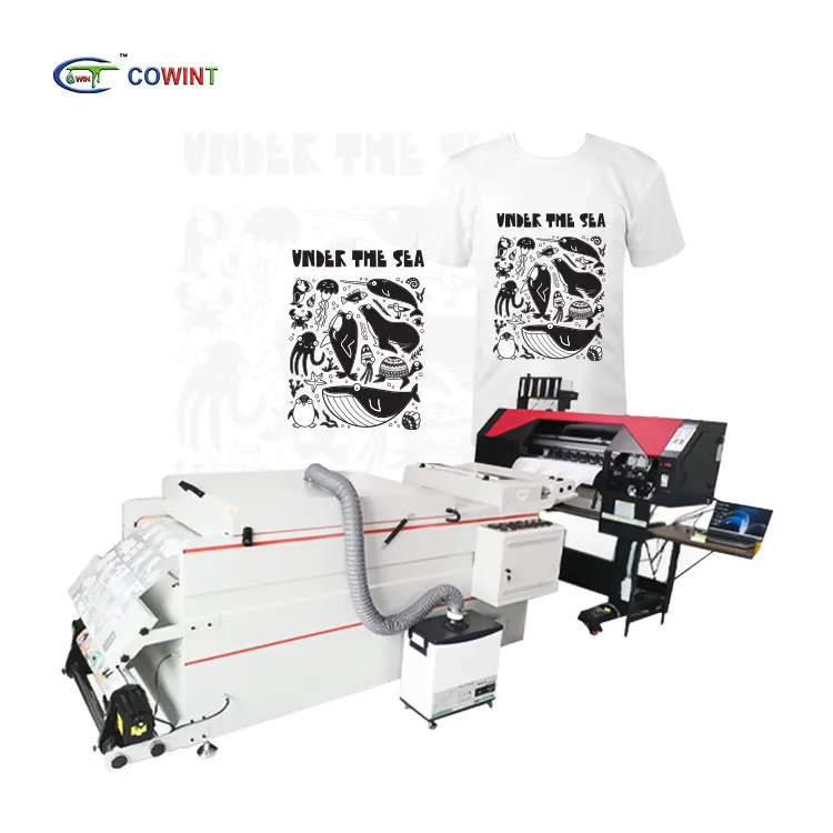 Stampante a getto d'inchiostro portatile per etichette di abbigliamento Cowint, maglietta industriale e borse logo macchina per serigrafia prezzo automatico