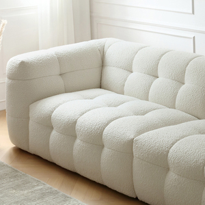 BOBA Simple francés Retro copo de nieve terciopelo sofá Color caramelo malvavisco cuadrado diseño <span class=keywords><strong>para</strong></span> sala de estar apartamento Hotel Villa - Product Image 5
