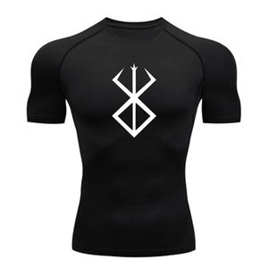 Camiseta de compresión para <span class=keywords><strong>hombre</strong></span>, camiseta elástica de secado rápido para correr, <span class=keywords><strong>baloncesto</strong></span>, manga corta, para <span class=keywords><strong>hombre</strong></span>, <span class=keywords><strong>mallas</strong></span> deportivas para Fitness - Product Image 1