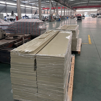 Planches en PEHD vierge PE500 découpées sur mesure 4x8 pieds, surface texturée antidérapante