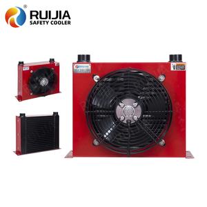 Échangeur de chaleur à plaques-à-fins refroidi par air pour machine à presser le plastique, refroidisseur d'huile hydraulique AH1012T pour engins de construction - Product Image 2