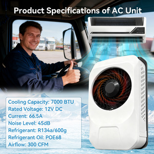 Unité de climatisation de stationnement 12V APU pour semi-remorques, refroidissement rapide, climatiseur split pour camions et véhicules agricoles EAC001.82, EAC001.82 Camion a - Product Image 1