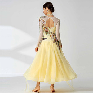 B-19597 de baile de salón para mujer, nuevo vestido de baile de alta calidad con falda estándar - Product Image 6