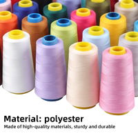 Fil à Coudre en Gros de 3000 Yards pour Textiles de Maison et Vêtements, 100% Polyester 40/2