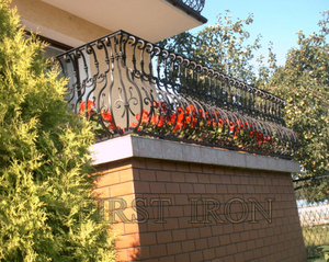 Balustrades de balcon en fer forgé <span class=keywords><strong>noir</strong></span> antique - Product Image 5